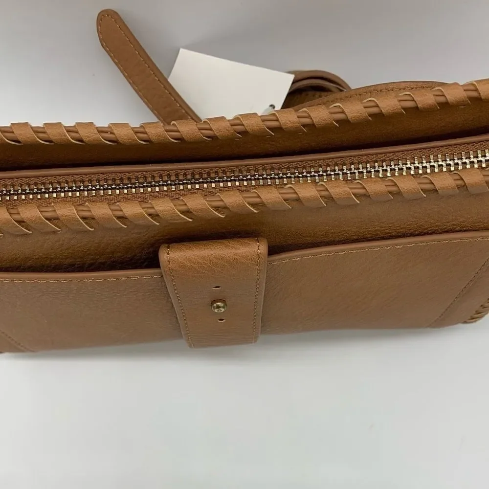 Brown Faux Leather Crossbody - Picture 3 of 4